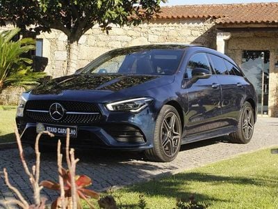 Usado Mercedes CLA250e AMG line 161 HP (118 kW) 2020 Azul Sedan