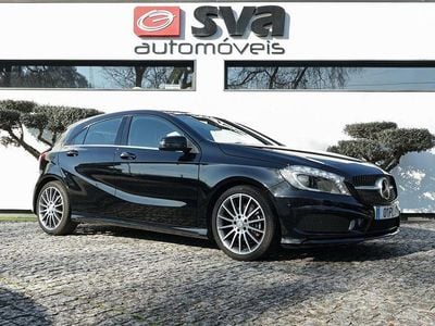 Preto Usado 2015 Mercedes A180 AMG line | € 17.900 (Bom preço)