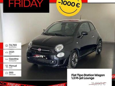 Preto Usado 2021 Fiat 500 Sport Citadino | € 10.890 (Preço justo)