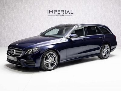 Azul Usado 2016 Mercedes E220 AMG line Carrinha | € 26.950