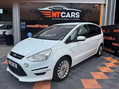 Branco Usado 2014 Ford S-MAX Titanium Monovolume | € 15.900 (Preço justo)