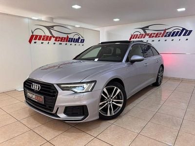Cinza Usado 2021 Audi A6 S-Line Carrinha | € 42.750 (Preço elevado)
