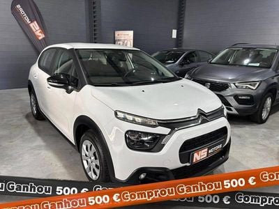 Branco Usado 2021 Citroën C3 Feel Citadino | € 12.900 (Preço justo)