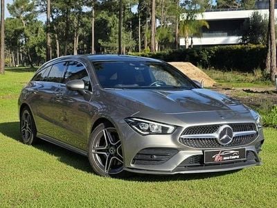 Cinza Usado 2020 Mercedes CLA200 Shooting Brake AMG line Carrinha | € 30.990 (Preço elevado)