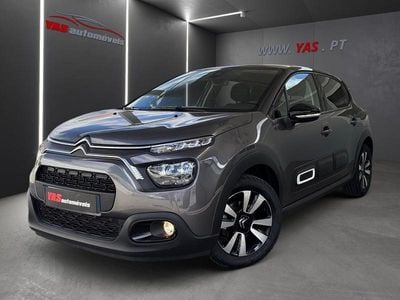 Cinza Usado 2022 Citroën C3 PureTech Citadino | € 15.280 (Preço justo)