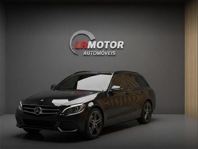 Usado Mercedes C200 AMG line 160 HP (117 kW) 2019 Preto Carrinha