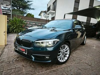 Usado BMW 116 Sport Line 116 HP (85 kW) 2016 Azul escuro Citadino