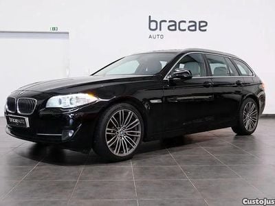 Preto Usado 2013 BMW 520 Luxury Line Carrinha | € 14.900