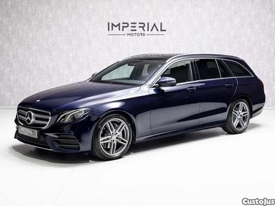 Azul Usado 2016 Mercedes E220 AMG line Sedan | € 26.950 (Preço elevado)