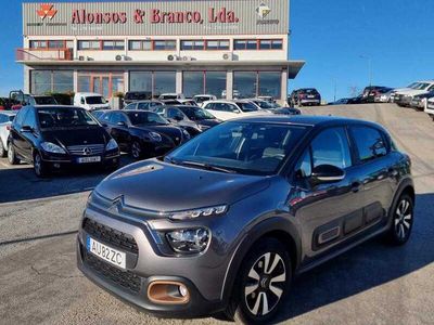 Cinza Usado 2022 Citroën C3 PureTech Citadino | € 14.800 (Preço justo)