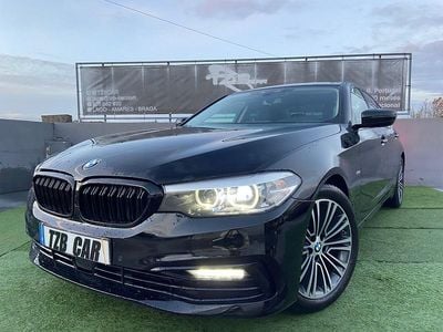 Preto Usado 2018 BMW 520 Sport Line Sedan | € 25.970 (Preço justo)