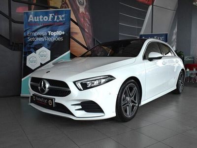 Branco Usado 2020 Mercedes A180 AMG line Citadino | € 32.800 (Preço elevado)