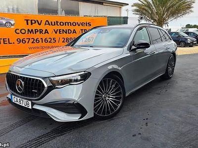 Cinza Usado 2024 Mercedes E300 AMG line Carrinha | € 67.950