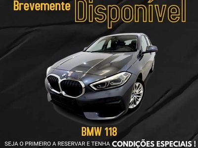 Cinza Usado 2021 BMW 118 Advantage Citadino | € 22.995 (Preço elevado)