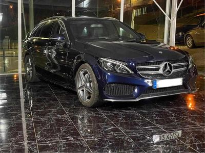 Azul Usado 2015 Mercedes C200 Carrinha | € 22.500 (Caro)