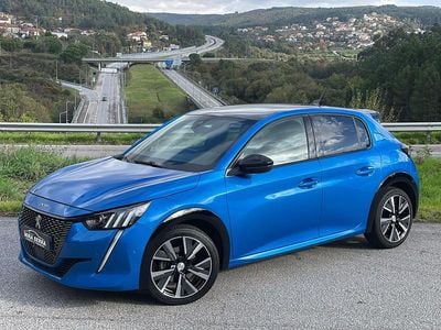 Azul Usado 2022 Peugeot 208 GT Citadino | € 17.990 (Preço justo)