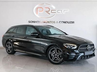 Usado Mercedes E300 AMG line 306 HP (225 kW) 2022 Preto metalizado Carrinha