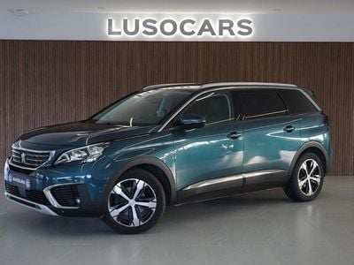 Azul Usado 2018 Peugeot 5008 | € 18.990 (Preço elevado)