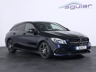 Usado Mercedes CLA180 AMG line 109 HP (80 kW) 2018 Azul Sedan