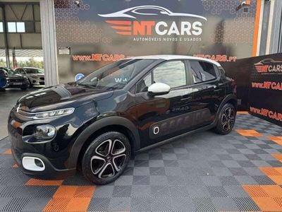 Preto Usado 2020 Citroën C3 Feel Citadino | € 12.900 (Preço justo)