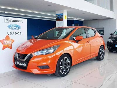 Usado Nissan Micra Acenta 92 HP (67 kW) 2022 Laranja Citadino