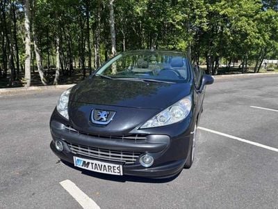 Usado Peugeot 207 CC 110 HP (80 kW) 2007 Preto Cabrios