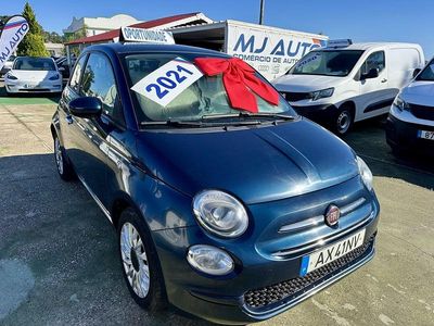 Azul Usado 2020 Fiat 500 Lounge Citadino | € 11.900 (Preço elevado)