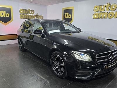 Preto Usado 2019 Mercedes E300 AMG line Carrinha | € 32.950