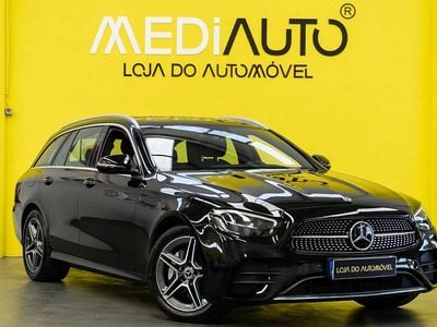 Usado Mercedes E300 AMG line 306 HP (225 kW) 2022 Preto Carrinha