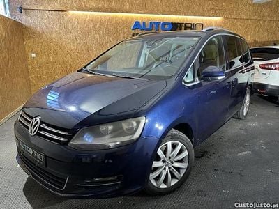 Usado VW Sharan Trendline 140 HP (102 kW) 2010 Azul Monovolume