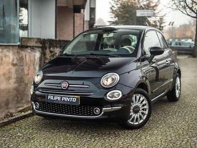 Preto Usado 2016 Fiat 500 Lounge Citadino | € 9.990 (Preço justo)