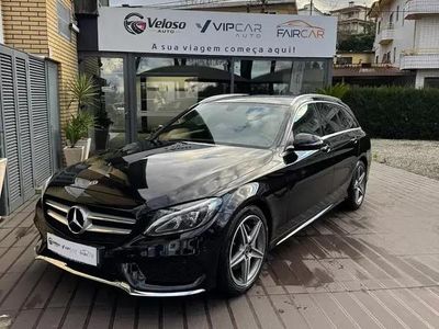 Usado Mercedes C200 Exclusive 136 HP (100 kW) 2017 Preto Carrinha
