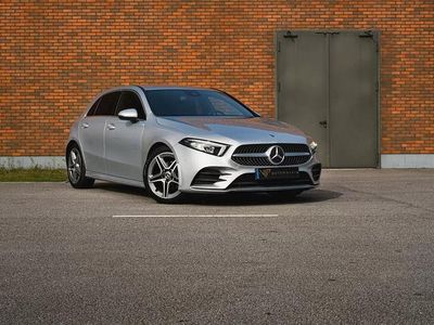 Usado Mercedes A180 AMG line 116 HP (85 kW) 2021 Cinza prata
