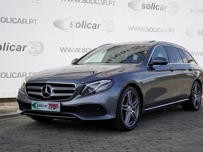 Cinza Usado 2017 Mercedes E220 AMG Carrinha | € 24.500 (Preço justo)