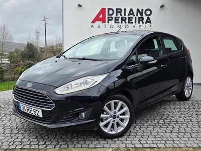 Usado Ford Fiesta Titanium 75 HP (55 kW) 2016 Preto