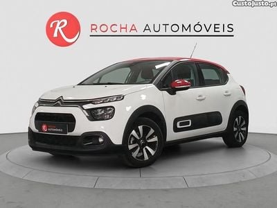 Branco Usado 2020 Citroën C3 PureTech Citadino | € 11.490 (Preço justo)
