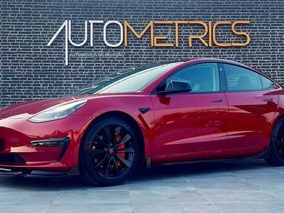Vermelho Usado 2019 Tesla Model 3 Long Range AWD Sedan | € 29.900 (Caro)