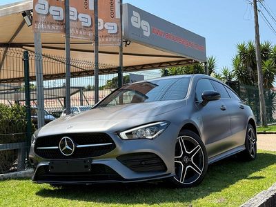 Cinza Usado 2021 Mercedes CLA250 Shooting Brake AMG line Carrinha | € 31.500
