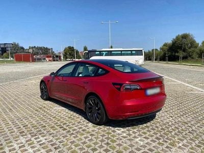 Vermelho Usado 2023 Tesla Model 3 Performance Sedan | € 33.000 (Bom preço)