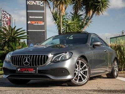 Usado Mercedes E220 AMG line 194 HP (142 kW) 2018 Cinzento Coupé