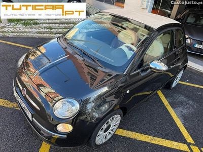 Usado Fiat 500C Lounge 85 HP (62 kW) 2013 Preto Cabrios