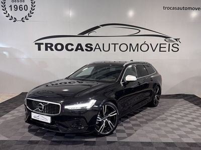 Usado Volvo V90 R-Design 235 HP (172 kW) 2017 Preto Carrinha