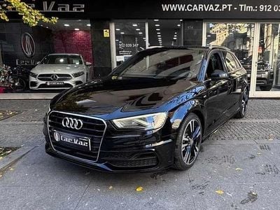 Preto Usado 2015 Audi A3 S-Line Sedan | € 16.950 (Preço elevado)