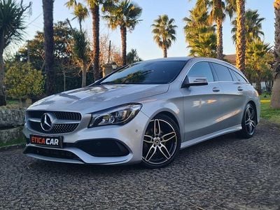 Usado Mercedes CLA200 Shooting Brake AMG line 136 HP (100 kW) 2018 Cinza Carrinha