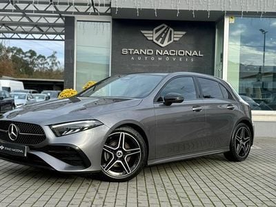 Cinza Usado 2023 Mercedes A200 AMG line Sedan | € 30.900