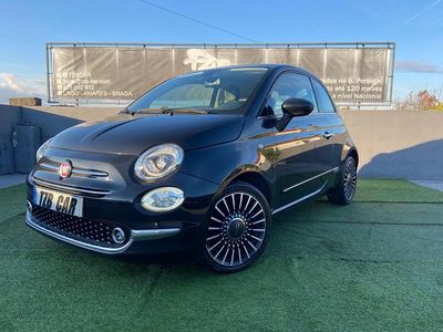 Preto Usado 2017 Fiat 500 Lounge Citadino | € 10.470 (Preço justo)