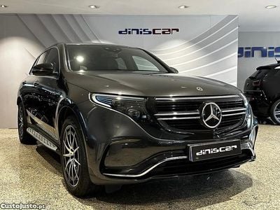 Cinza Usado 2020 Mercedes EQC400 AMG line SUV | € 38.900 (Preço justo)