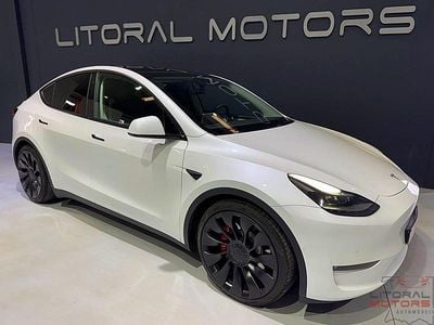 Branco Usado 2022 Tesla Model Y SUV | € 36.900 (Preço justo)