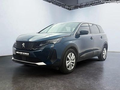 Usado Peugeot 5008 Active 130 HP (95 kW) 2021 Azul SUV