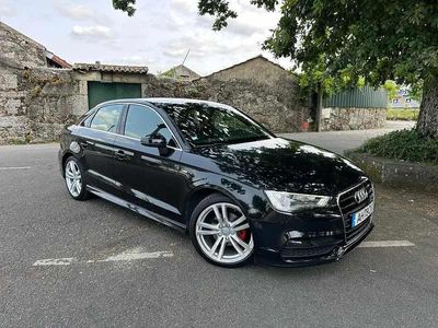 Preto Usado 2015 Audi A3 S-Line Sedan | € 17.990 (Preço elevado)